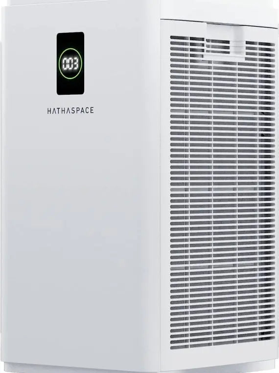 Smart Air Purifier HSP001 by Brand – True HEPA, 99.9% Dust & Odor Removal, Covers 700 SqFt, Ideal for Allergies, Smoke & Pets
