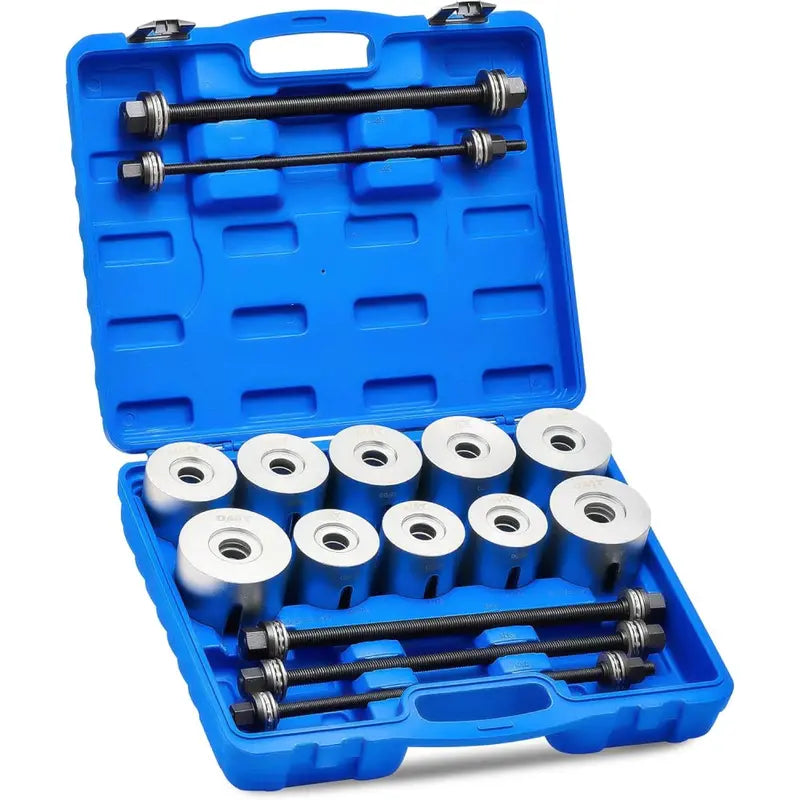 Orion Motor Tech 27-Piece Bushing Press Kit – Precision Puller & Sleeve Set for Automotive & Mechanical Repairs