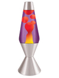 16.3" Lava Lamp - Yellow/Purple/Silver