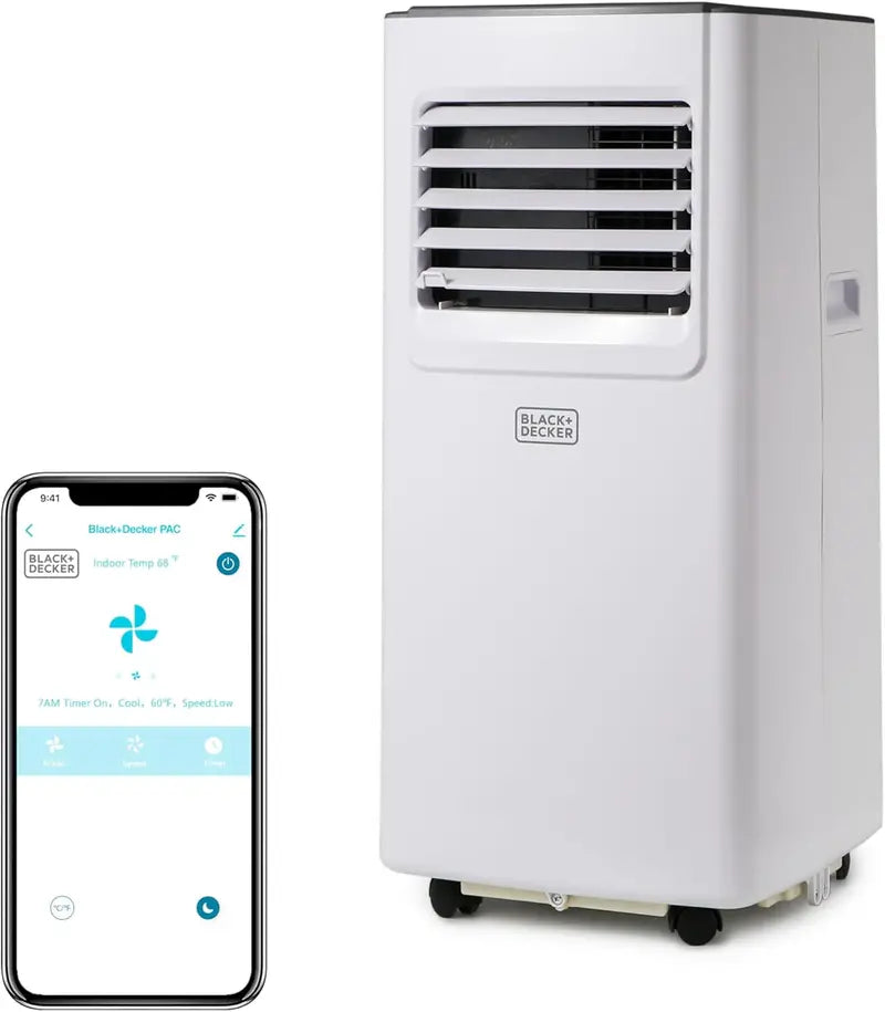 Portable Smart Air Conditioner – Dual Cooling & Heating (14,000W/12,000W), Covers Up to 700 Sq Ft