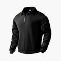 Men's Half-Zip Collar Sweater in Soft Knit Fabric