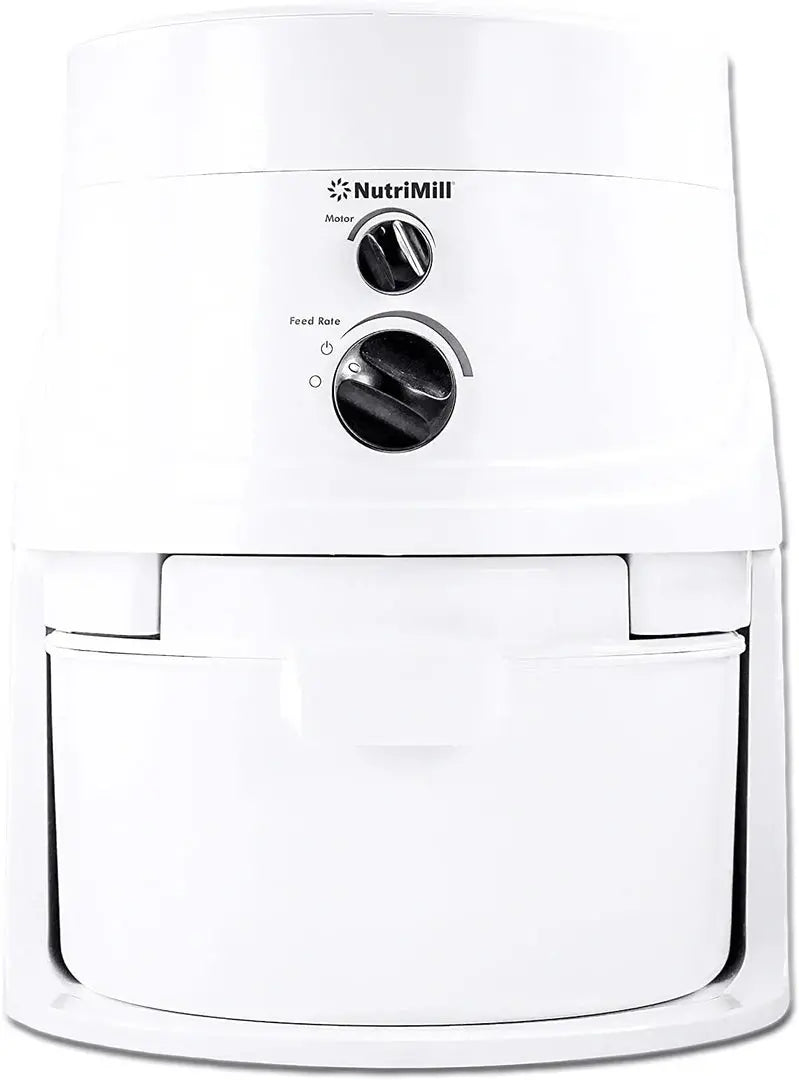 NutriMill Classic Grain Mill – High-Speed Flour Grinder for Whole Grains, Adjustable Texture Control, Durable Build