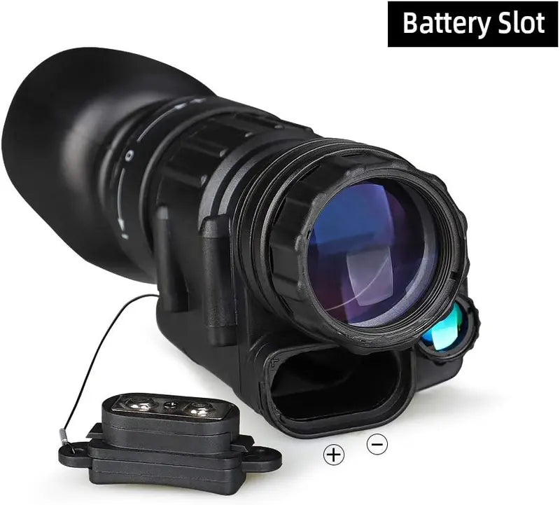 PVS-14 Digital Night Vision Monocular Goggle, 2X Zoom, IR, Black, Outdoor/Hiking