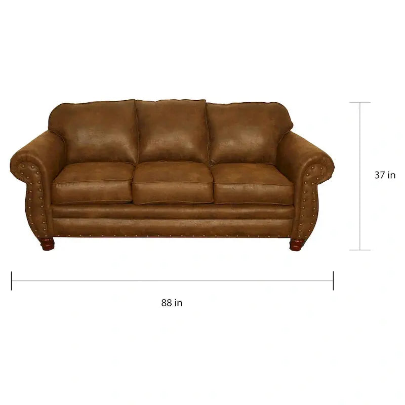 Sedona Modern Upholstered Sofa with Clean Lines and Comfortable Seating