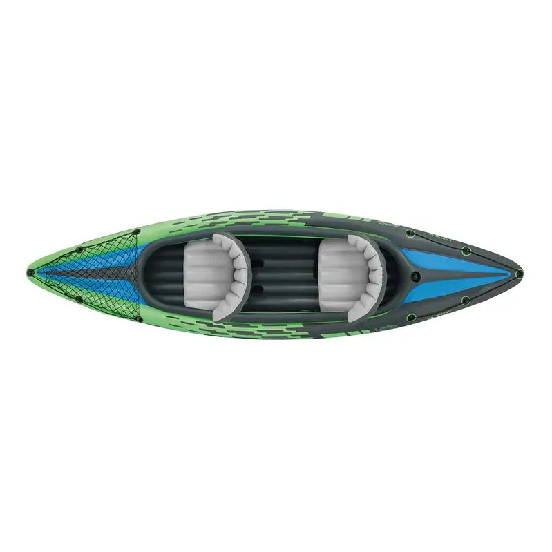 Intex Challenger K2 Inflatable Kayak – 2-Person Recreational Kayak with Paddles & Hand Pump Included
