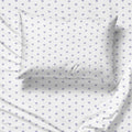 Saturday Park Purple Hearts 100% Organic Cotton Twin Sheet Set