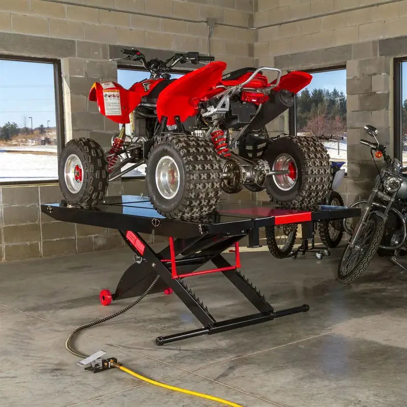 ProLift ATV Lift Table & Center Jack – Heavy-Duty Service Platform with Adjustable Height and Dual-Locking Safety Features