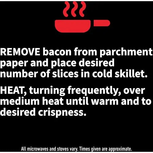 Hormel Black Label Fully Cooked Bacon, 10.5 oz, Pack of 1