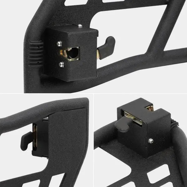 OPENROAD Off-Road Tubular Half Doors — Set of 4 Fat-Tube Safari Doors for Jeep Wrangler JL (2018–2023)