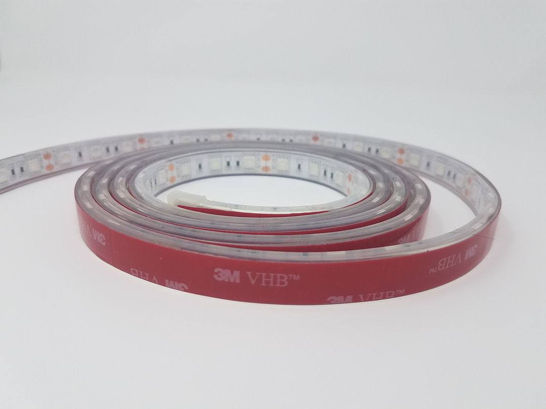 12V Submersible Marine LED Strip Lights for Boats with IP68 Waterproof Rating SMD 5050, 16ft / Blue