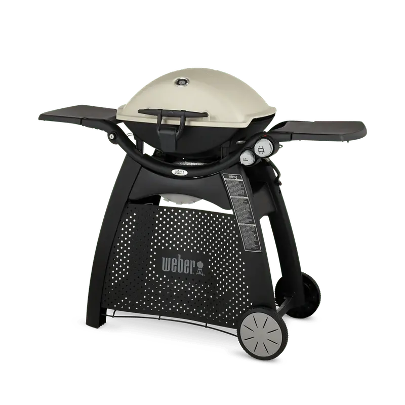 Weber Q 3200 Portable Gas Grill – Stainless Steel Lid, Built-in Thermometer