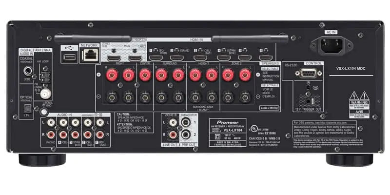 Pioneer Elite 7.2 Channel Network AV Receiver – Black