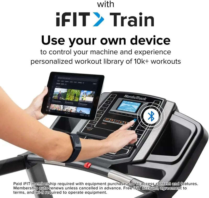 NordicTrack T Series Treadmill — Sleek Design, Space-Saving Foldability, and Responsive Performance