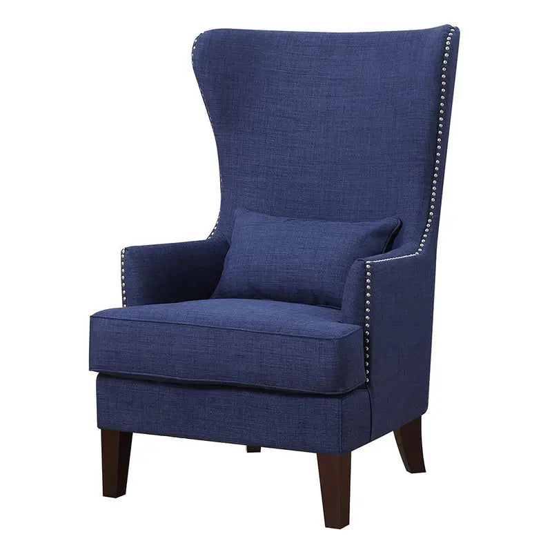 Millie Accent Chair – Elegant Long-Back Upholstered Seating