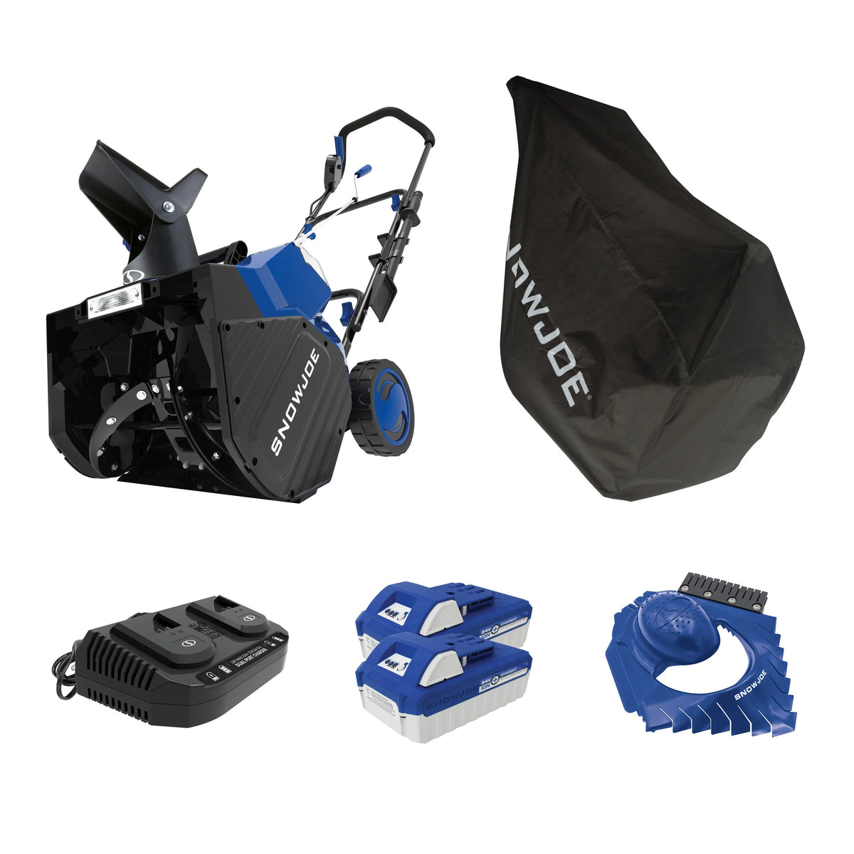 Snow Joe Snow Blower IONMAX, Cordless Electric Kit with LED Light, 24V - X2 - SB18 - TV1