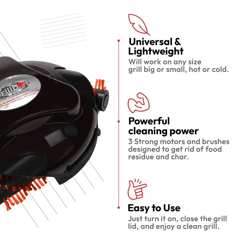 Grillbot Automatic Robotic Grill Cleaner for Effortless Maintenance