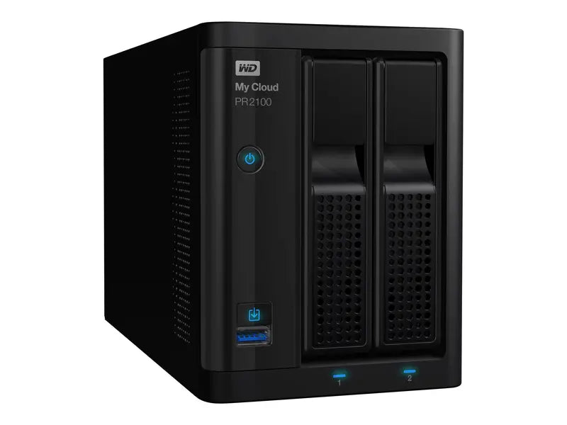 WD My Cloud PR2100 Pro NAS Server – 28TB Network Attached Storage for Mac and Windows