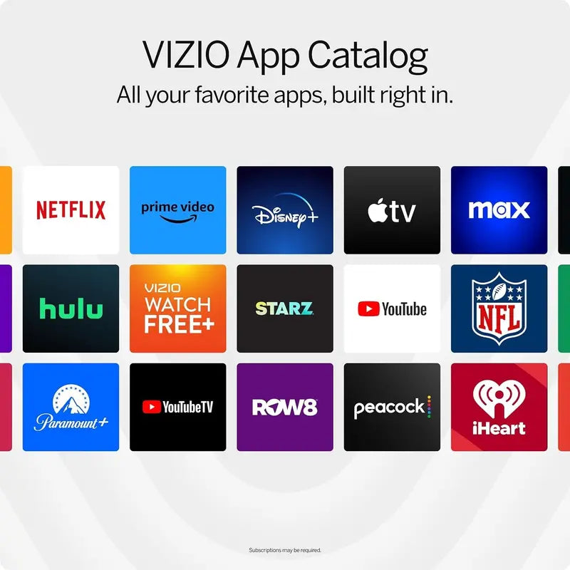 Refurbished VIZIO 50-Inch 4K HDR Smart TV – Dolby Vision, HDR10+, WiFi 6 Connectivity