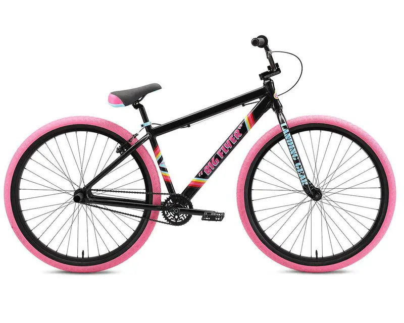 SE Bikes Big Flyer 29″ BMX Bike – Black Sparkle, 29″ Wheels