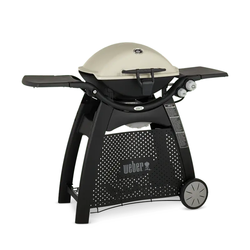 Weber Q 3200 Portable Gas Grill – Stainless Steel Lid, Built-in Thermometer