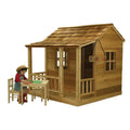 Outdoor Living Today Little Squirt Cedar Playhouse – 6-Foot Structure with Dutch Door & Windows