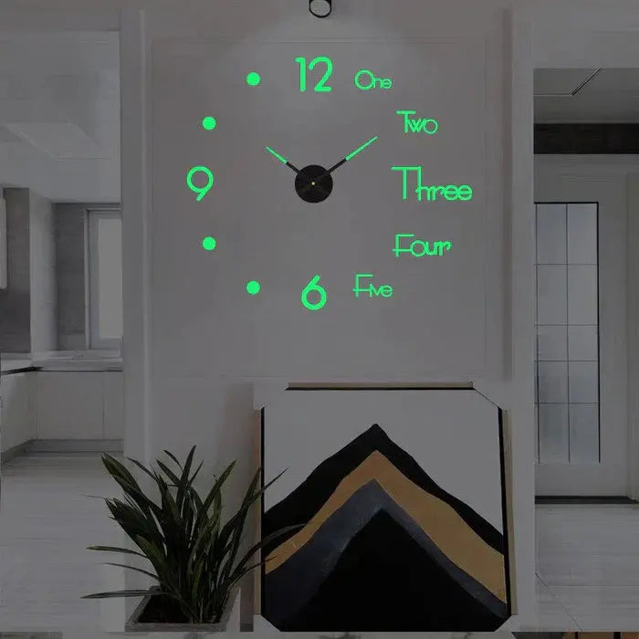 Silent Analog Wall Clock – Elegant Decorative Time Display