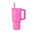 Simple Modern 30 fl oz Insulated Stainless Steel Trek Tumbler with Straw Lid|Raspberry Vibes, Pink