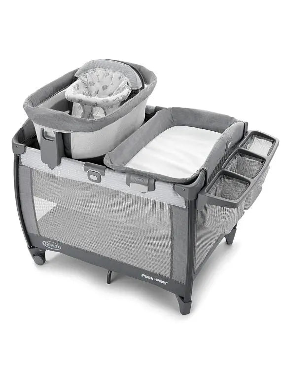 Graco Pack 'n Play Close2Baby Bassinet Playard with Portable Bassinet & Diaper Changer, Derby