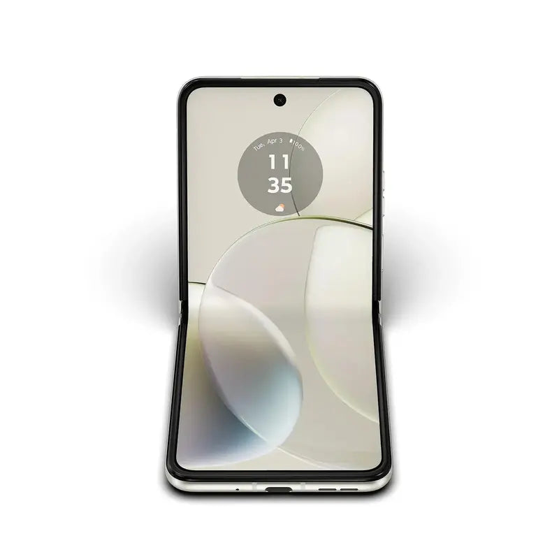 Motorola razr (2023) Unlocked Foldable Smartphone – Vanilla Cream, 8GB RAM / 128GB Storage, 32MP Camera