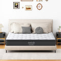 SOGES Adult 10 in King Hybrid Mattress Memory Foam Mattress Medium Firm Pocket Spring Bed Mattress