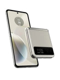 Motorola razr (2023) Unlocked Foldable Smartphone – Vanilla Cream, 8GB RAM / 128GB Storage, 32MP Camera