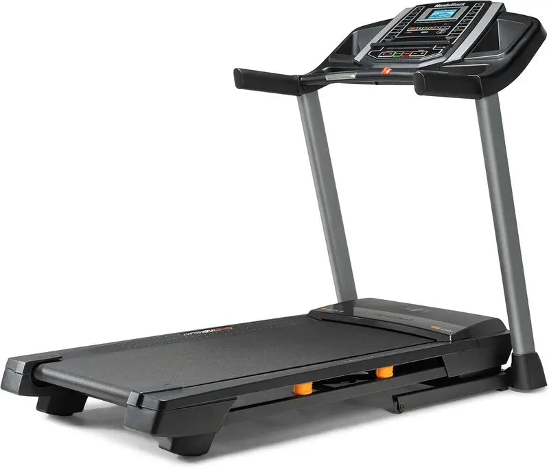 NordicTrack T Series Treadmill — Sleek Design, Space-Saving Foldability, and Responsive Performance