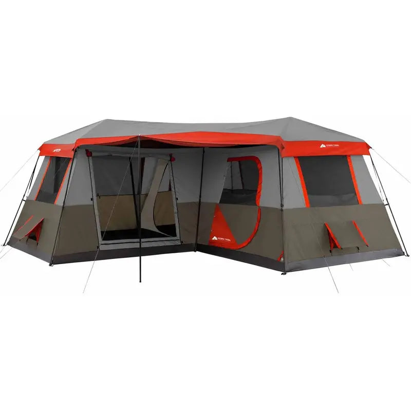 Instant Cabin Tent – Spacious 12-Person Capacity, Easy-Pop Setup for Family Camping
