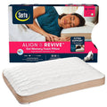 Serta Rest & Revive Gel Memory Foam Pillow, White, King