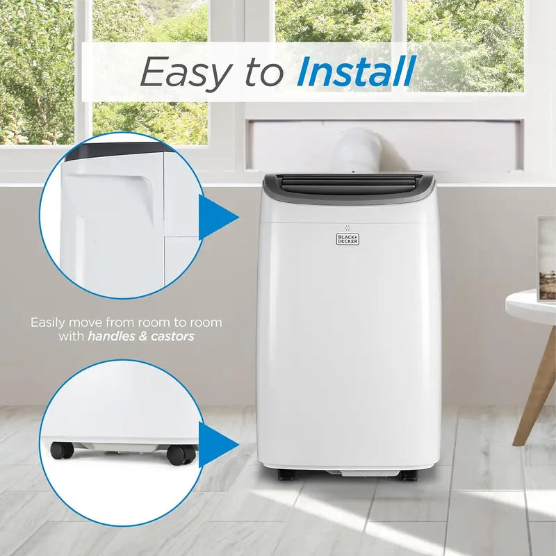 Portable Smart Air Conditioner – Dual Cooling & Heating (14,000W/12,000W), Covers Up to 700 Sq Ft