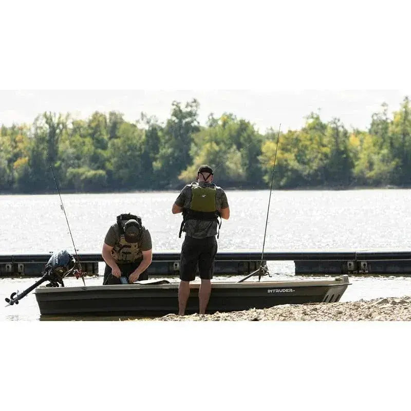 Pelican Intruder 12 Foot Jon Boat – Lightweight Aluminum Fishing Craft