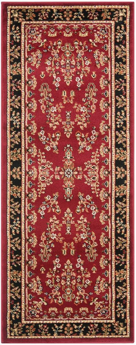 Safavieh Lyndhurst LNH331B Red - Black 6' x 9' Area Rug