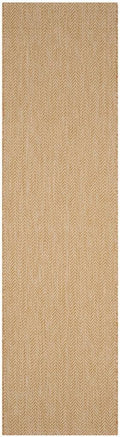 Safavieh Outdoor CY8022-03012 Courtyard Natural / Cream Rug - 4' x 5' 7"