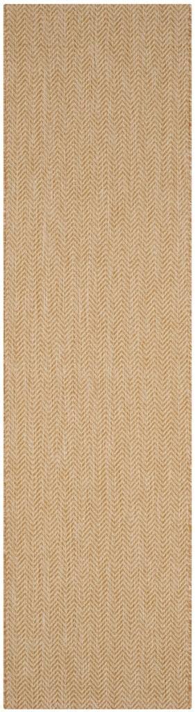 Safavieh Outdoor CY8022-03012 Courtyard Natural / Cream Rug - 4' x 5' 7"