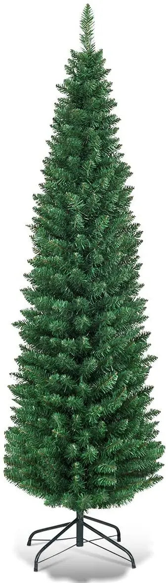Slim Artificial Pencil Christmas Tree – 3-Foot Pre-Lit Design