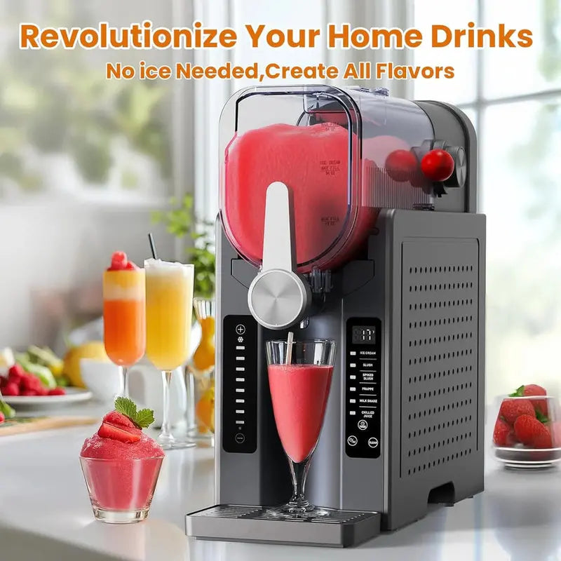 Home Soft Serve Ice Cream & Slushy Maker – Compact Frozen Treat Appliance