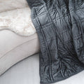 15lb Ultra Plush Minky Weighted Blanket - Gray