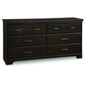 Versa Country Cottage Double Dresser – 6-Drawer Rustic Bedroom Storage Solution