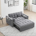 Grey 3-in-1 Sleeper Sofa Couch Bed – Compact Apartment-Friendly Design