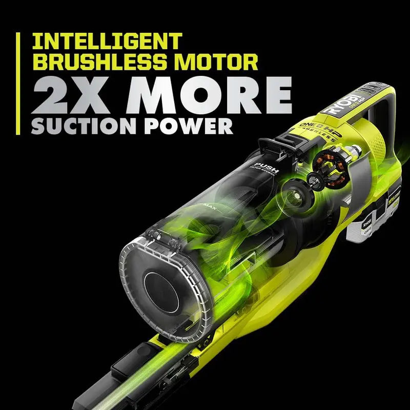 RYOBI ONE+ HP 18V Brushless Cordless Pet Stick Vacuum Cleaner (Tool Only) PBLSV716B