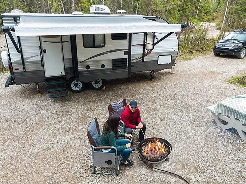 Outland Living Firebowl Deluxe 883 Propane Gas Fire Pit, 58,000 BTU, Portable, Outdoor Camping & Backyard Use