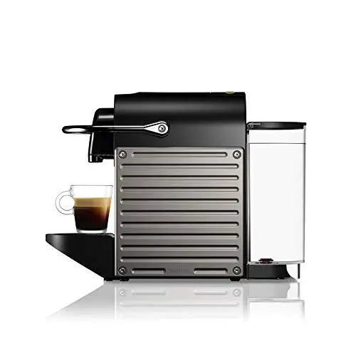 Nespresso Pixie Espresso Machine by Breville – Compact Titanium-Finish Coffee Maker