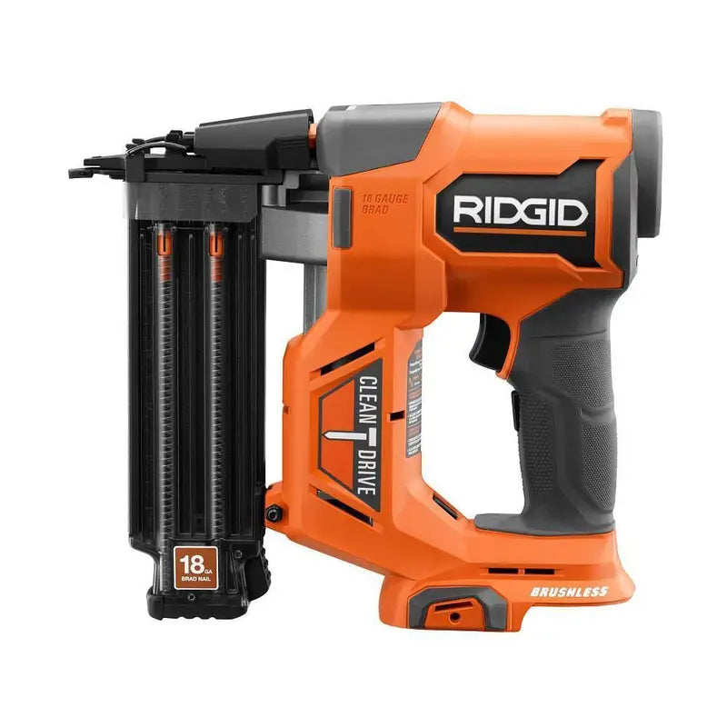 RIDGID 18V Brushless Cordless Nailer Combo Kit – Brad and Finish Nailers, Dual Batteries, Fast Charger, and Pro-Grade Build Quality