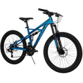 Oxide 24-Inch Boys' Mountain Bike – Lightweight Aluminum Frame, Blue Finish, Ages 8–12