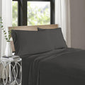 Soft Tees Luxury Cotton Modal Jersey Knit Sheet Set (Dark Gray/King)
